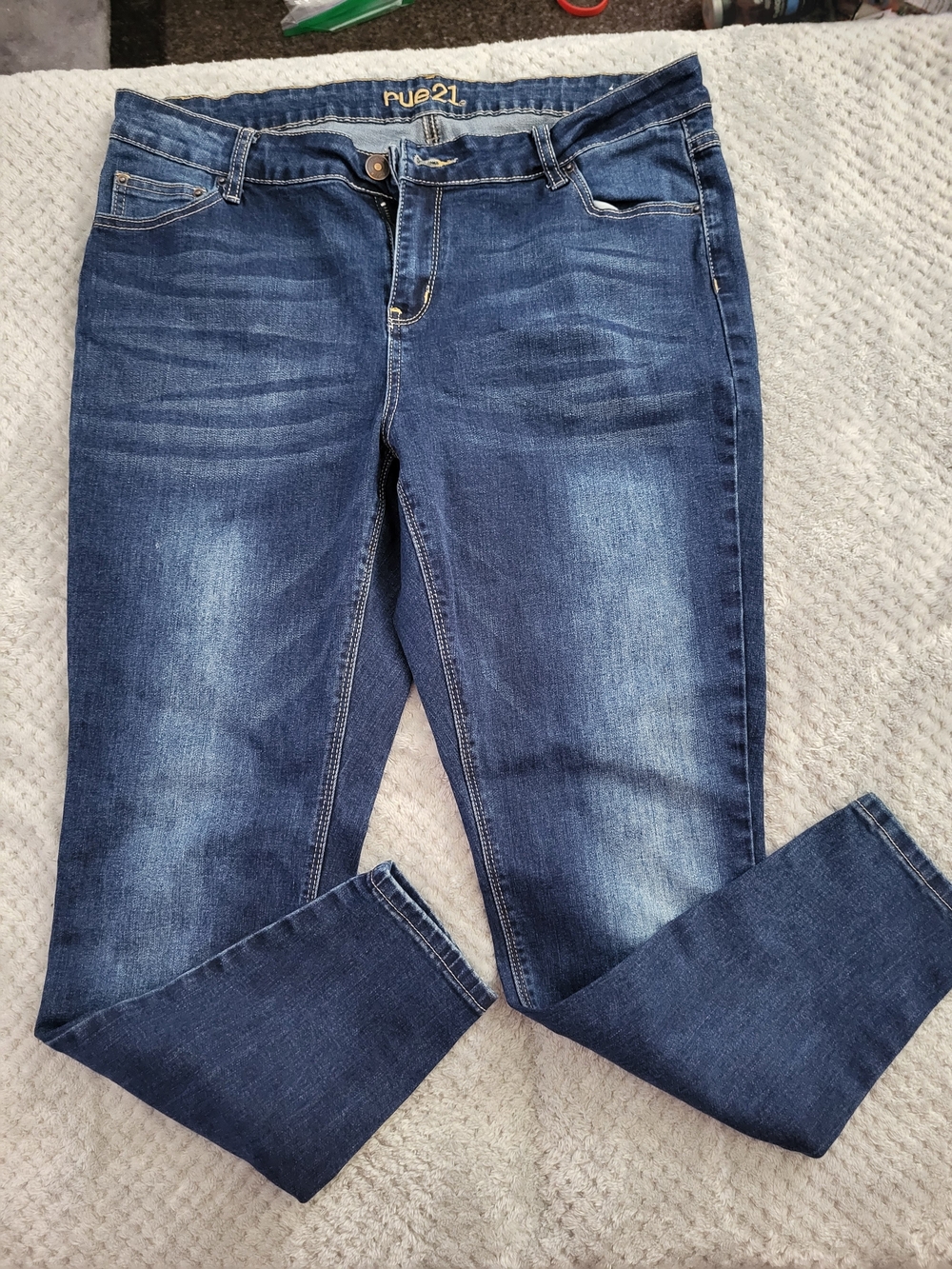 Rue21‎ Women's Dark Blue Wash Skinny Jeans 18r